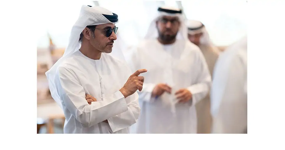 هزاع بن زايد يستقبل وفدا من هيئة أبوظبي للإسكان 1 2